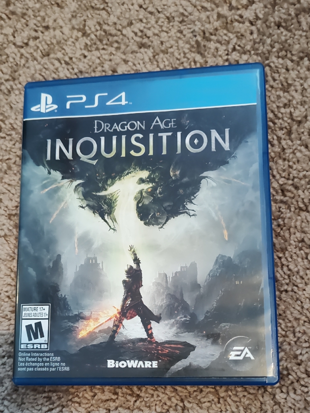 Dragon Age: Inquisition PS4 Video Game - Blue Case